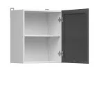 Wall cabinet JUNONA LINE G1D/50/57LP BRW graphite order